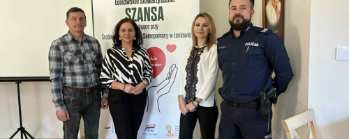 Spotkanie z policjantem-BEZPIECZNY SENIOR